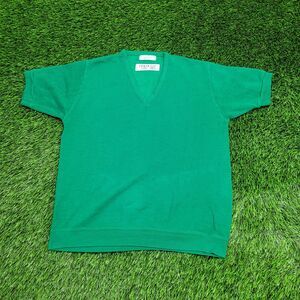 Vintage 70s Creslan MOD Sweatshirt Medium 19x23 Cropped